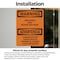 Signmission Employees Only Beyond This Point Bilingual OSHA Warning Sign, Vinyl Decal, 7in W x 10in L, 2PK OS-2PACK-WS-D-710-L-12598 - alternate 6